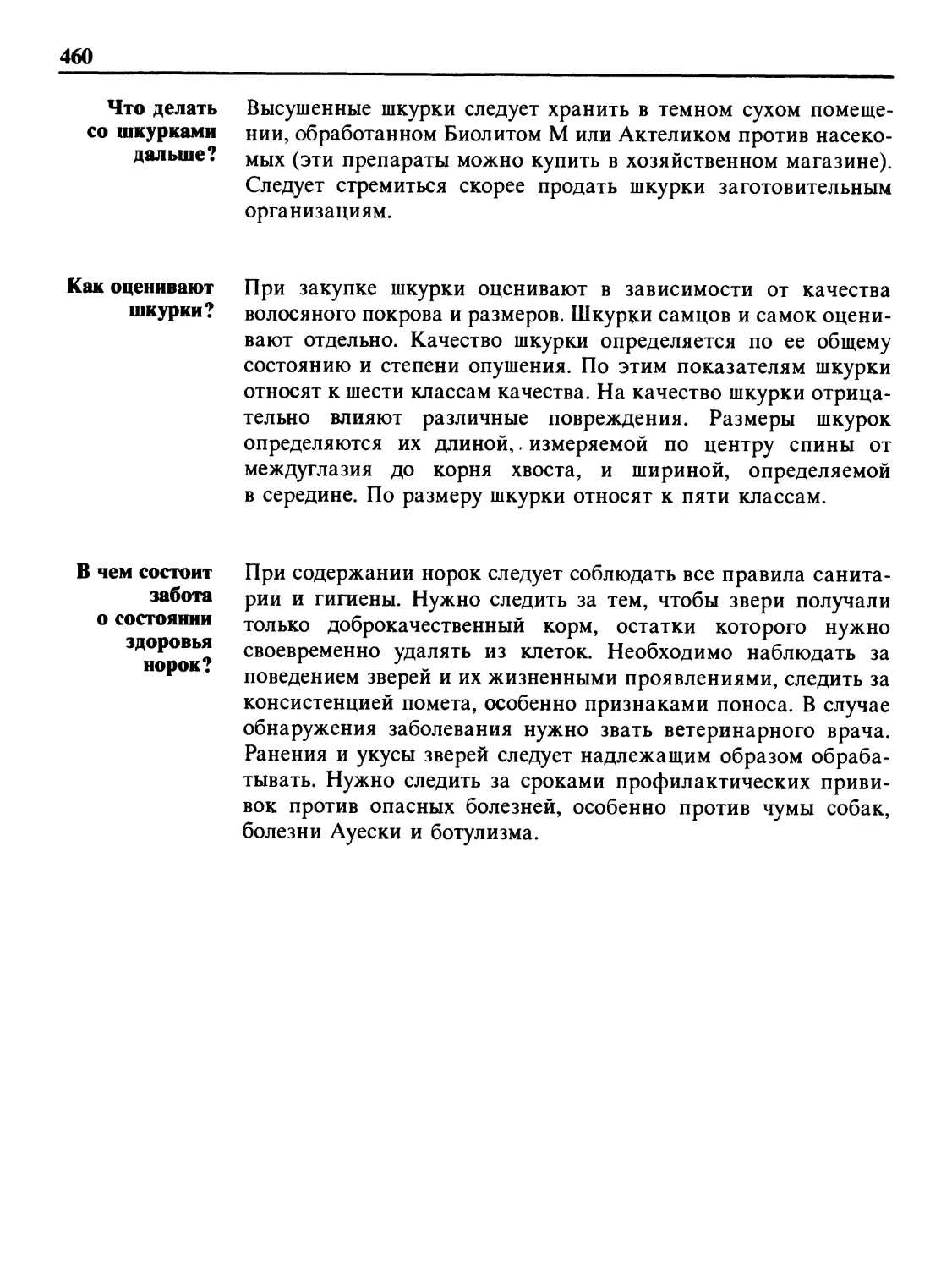 Что делать со шкурками дальше?
Как оценивают шкурки?
В чем состоит забота о состоянии здоровья норок?