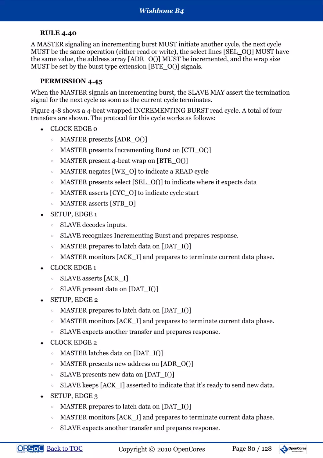 RULE 4.40
PERMISSION 4.45