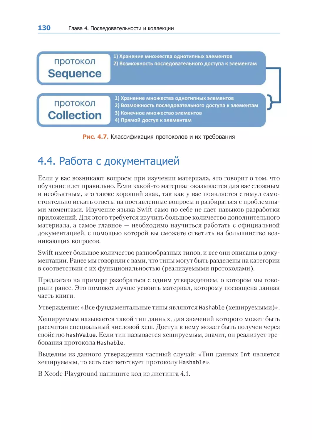 4.4. Работа с документацией