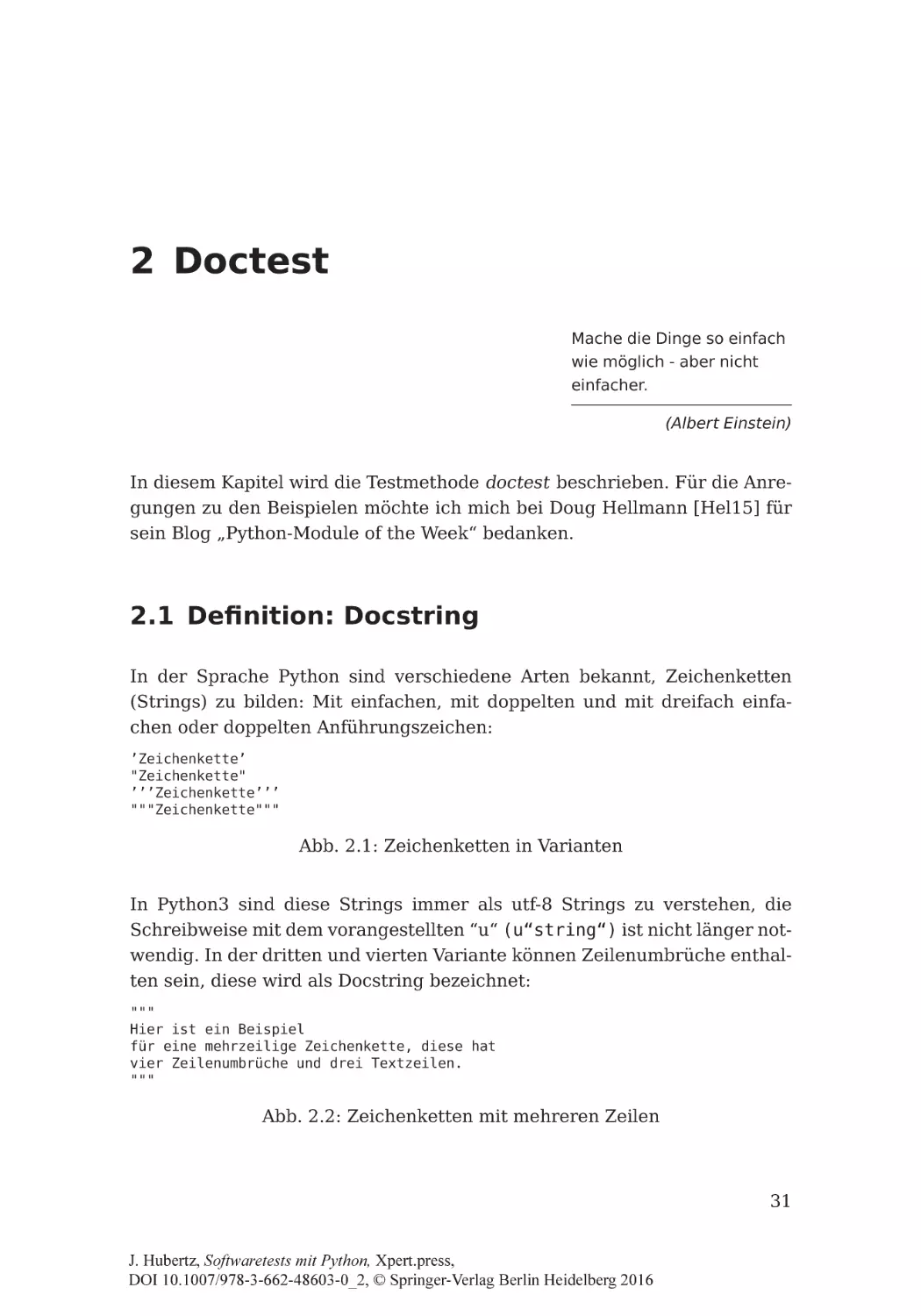 2 Doctest
2.1 Definition