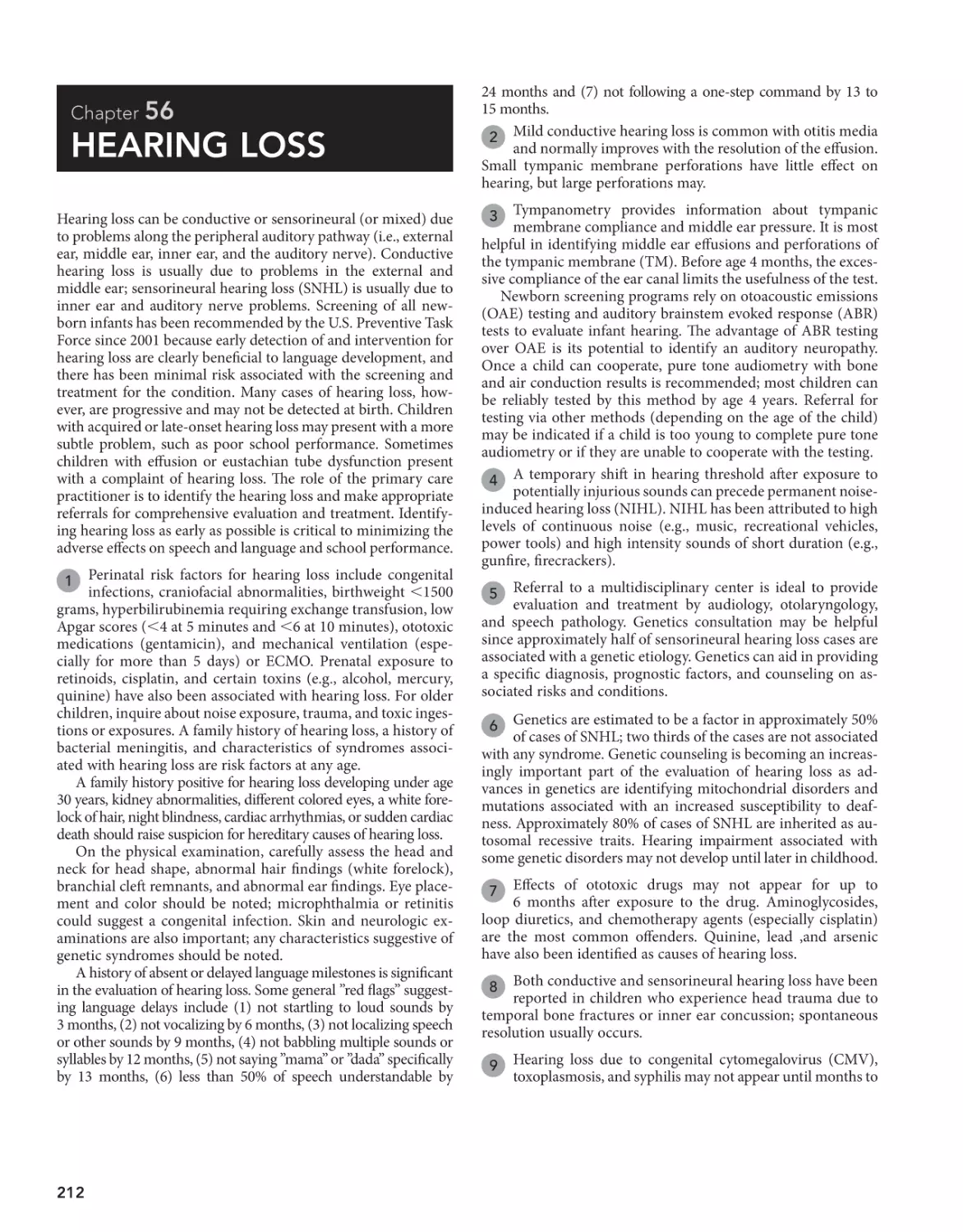 56 Hearing loss