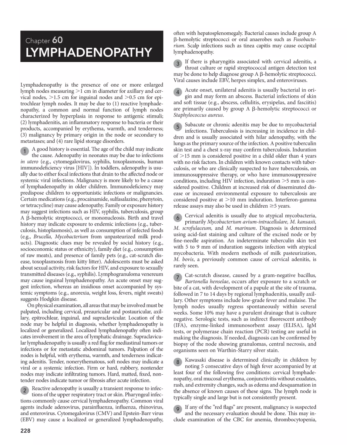 60 Lymphadenopathy