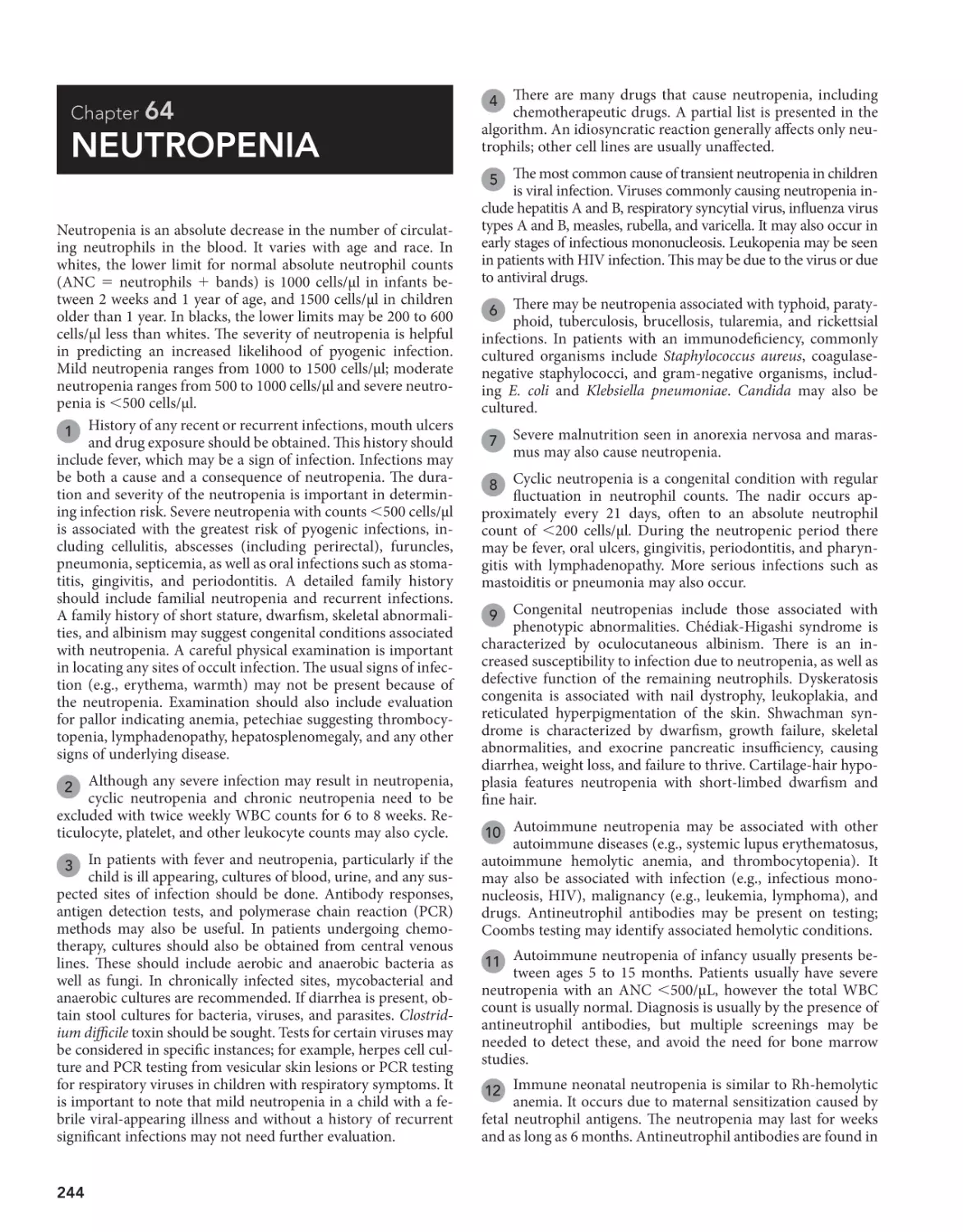 64 Neutropenia