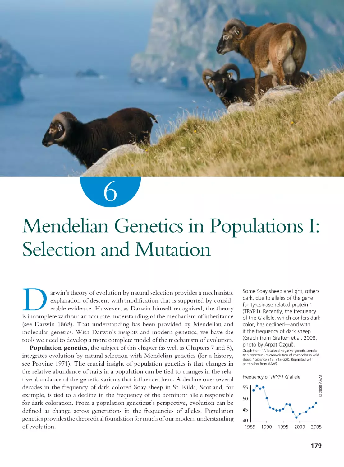CHAPTER 6 Mendelian Genetics in Populations I: Selection and Mutation