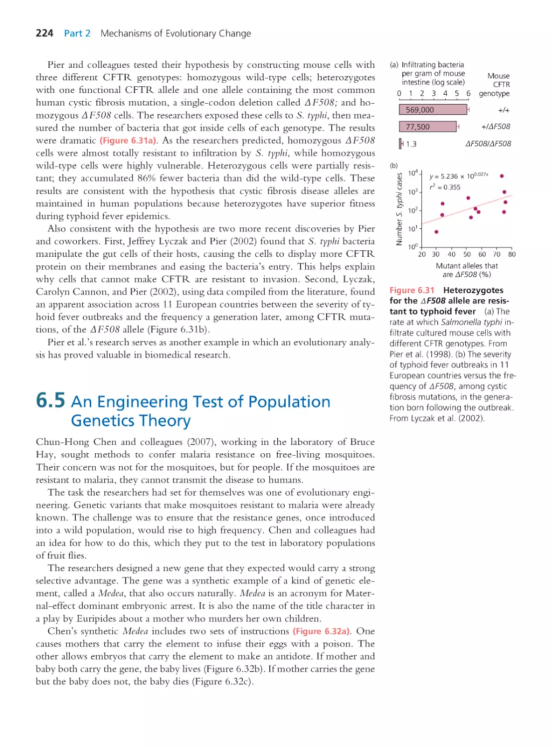 6.5 An Engineering Test of Population Genetics Theory