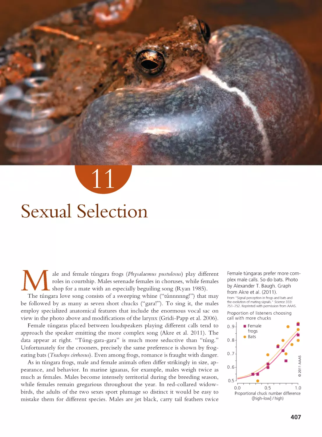CHAPTER 11 Sexual Selection