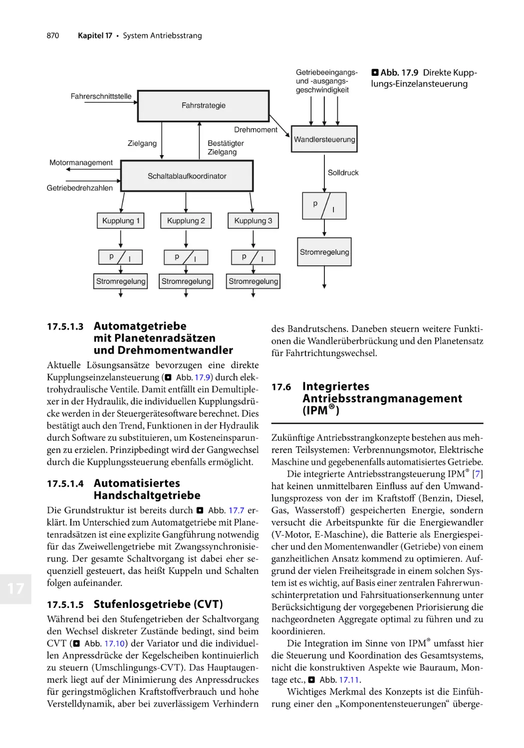 17.6 Integriertes Antriebsstrangmanagement (IPM®)