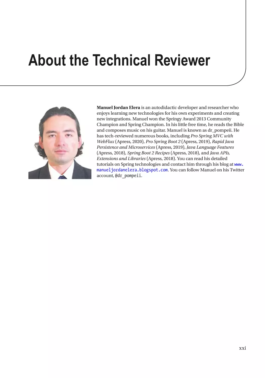 About the Technical Reviewer