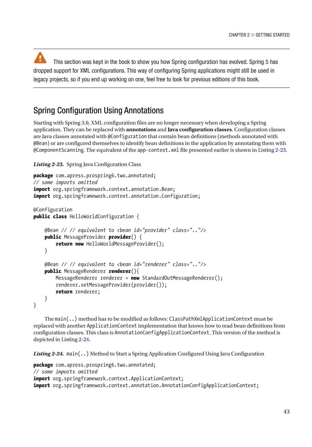 Spring Configuration Using Annotations