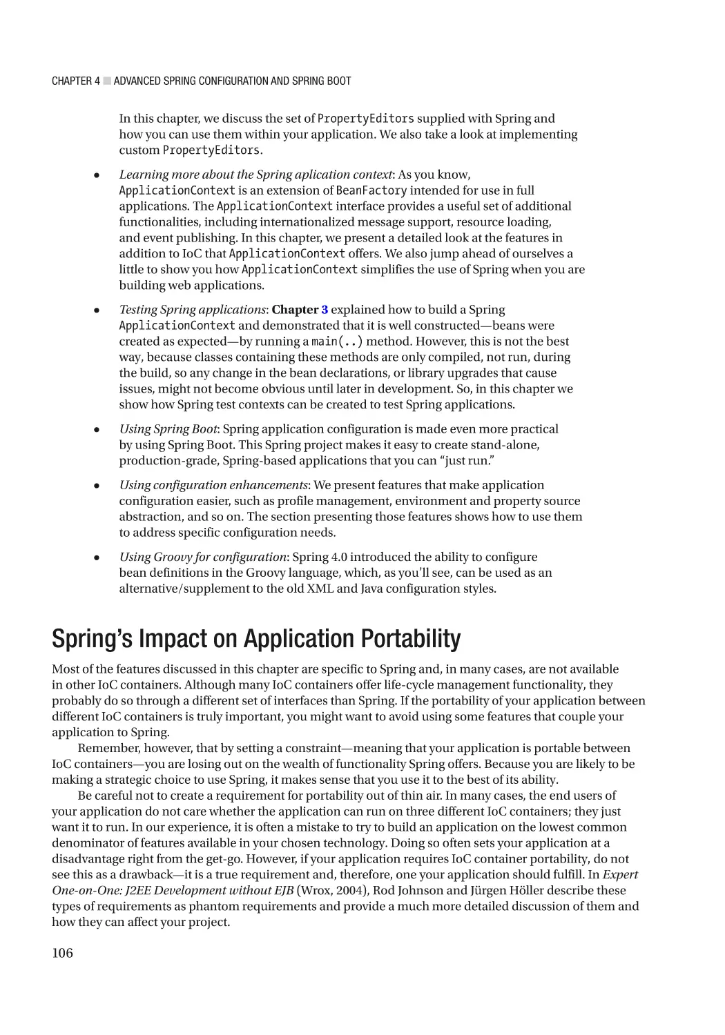 Spring’s Impact on Application Portability