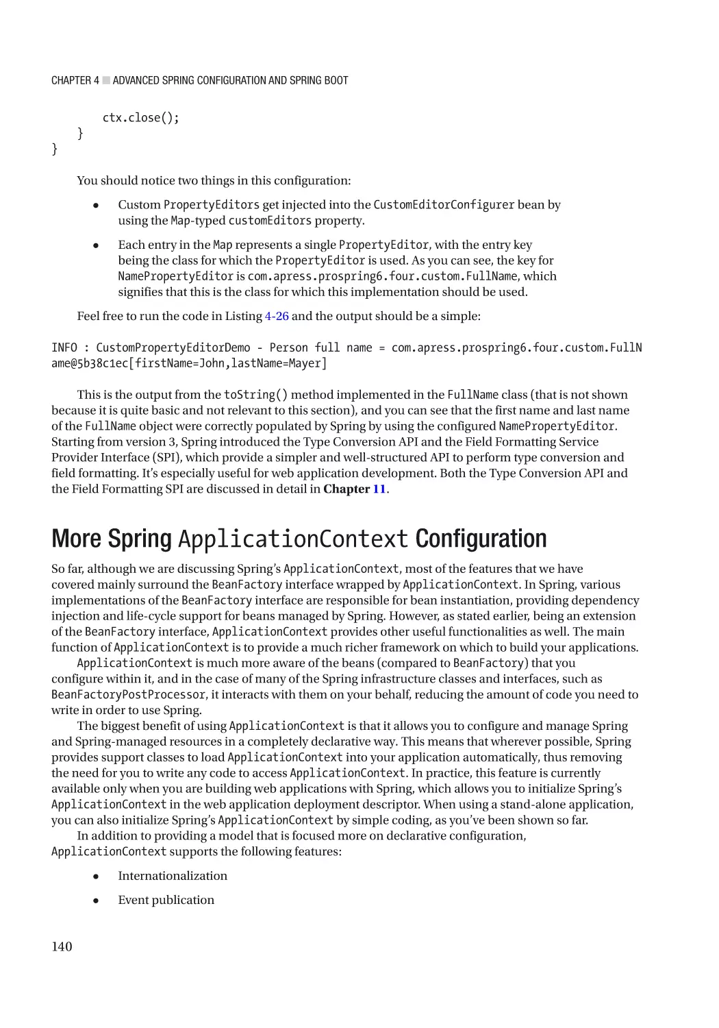 More Spring ApplicationContext Configuration