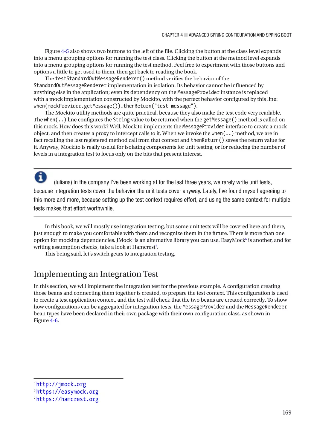 Implementing an Integration Test