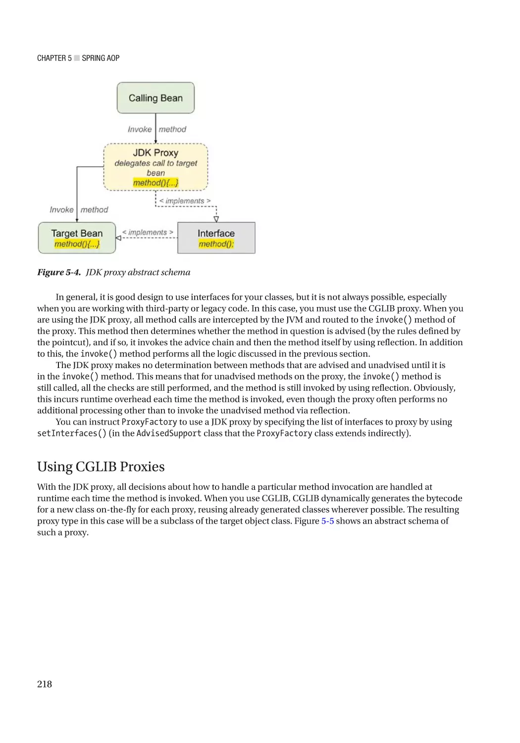 Using CGLIB Proxies