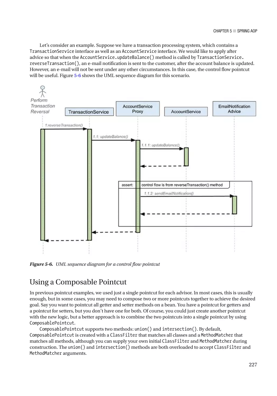 Using a Composable Pointcut