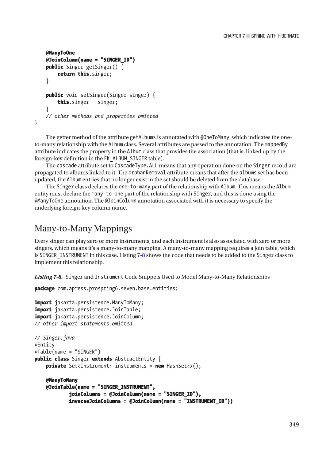 Many-to-Many Mappings