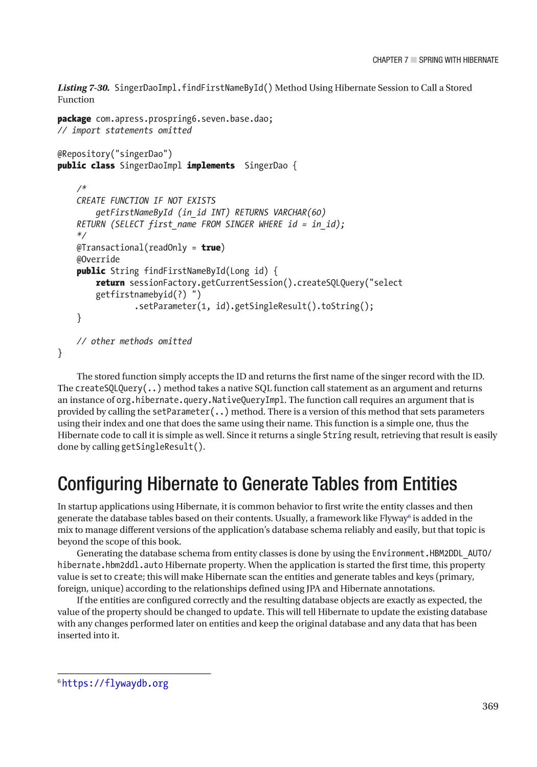 Configuring Hibernate to Generate Tables from Entities