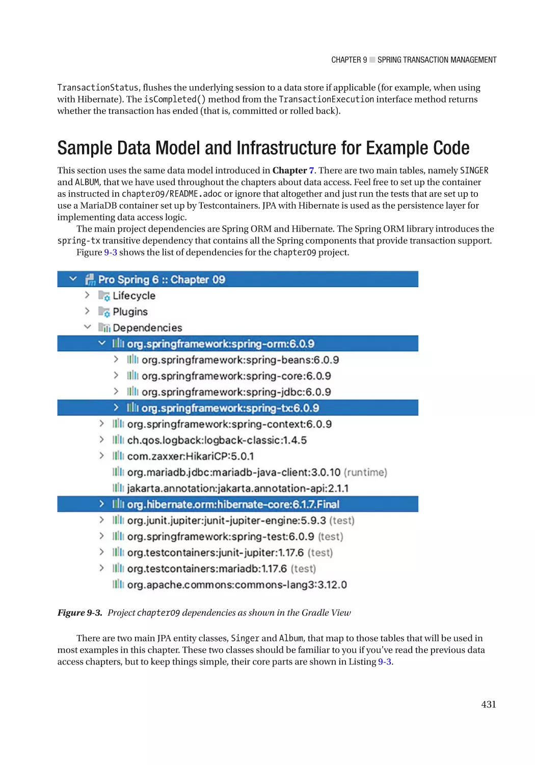 Sample Data Model and Infrastructure for Example Code