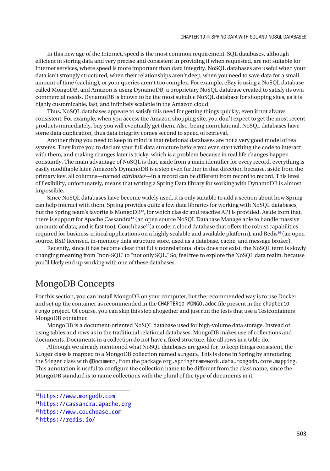 MongoDB Concepts