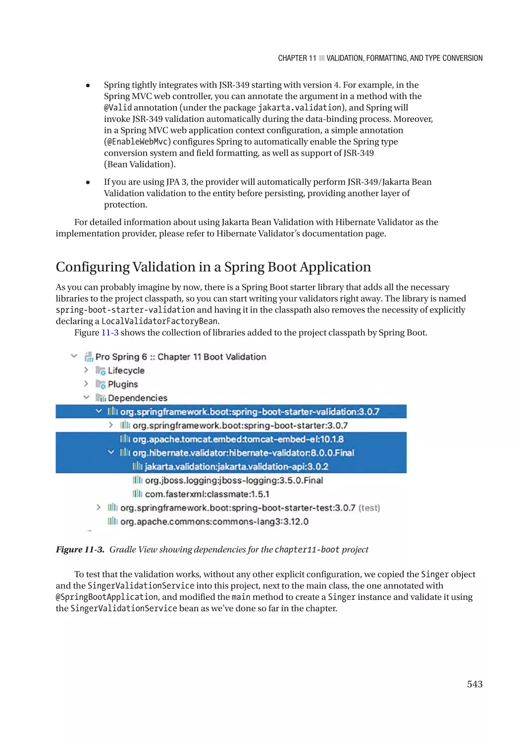 Configuring Validation in a Spring Boot Application