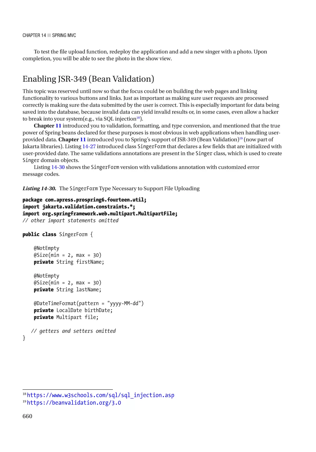 Enabling JSR-349 (Bean Validation)