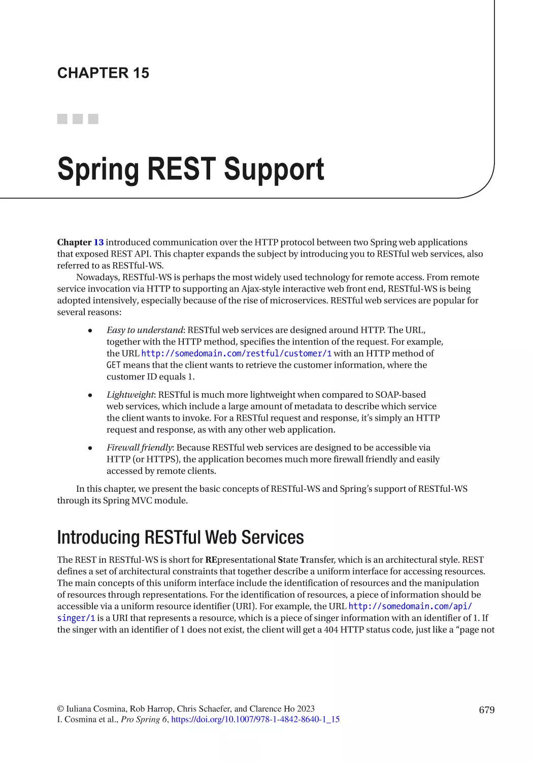 Chapter 15
Introducing RESTful Web Services