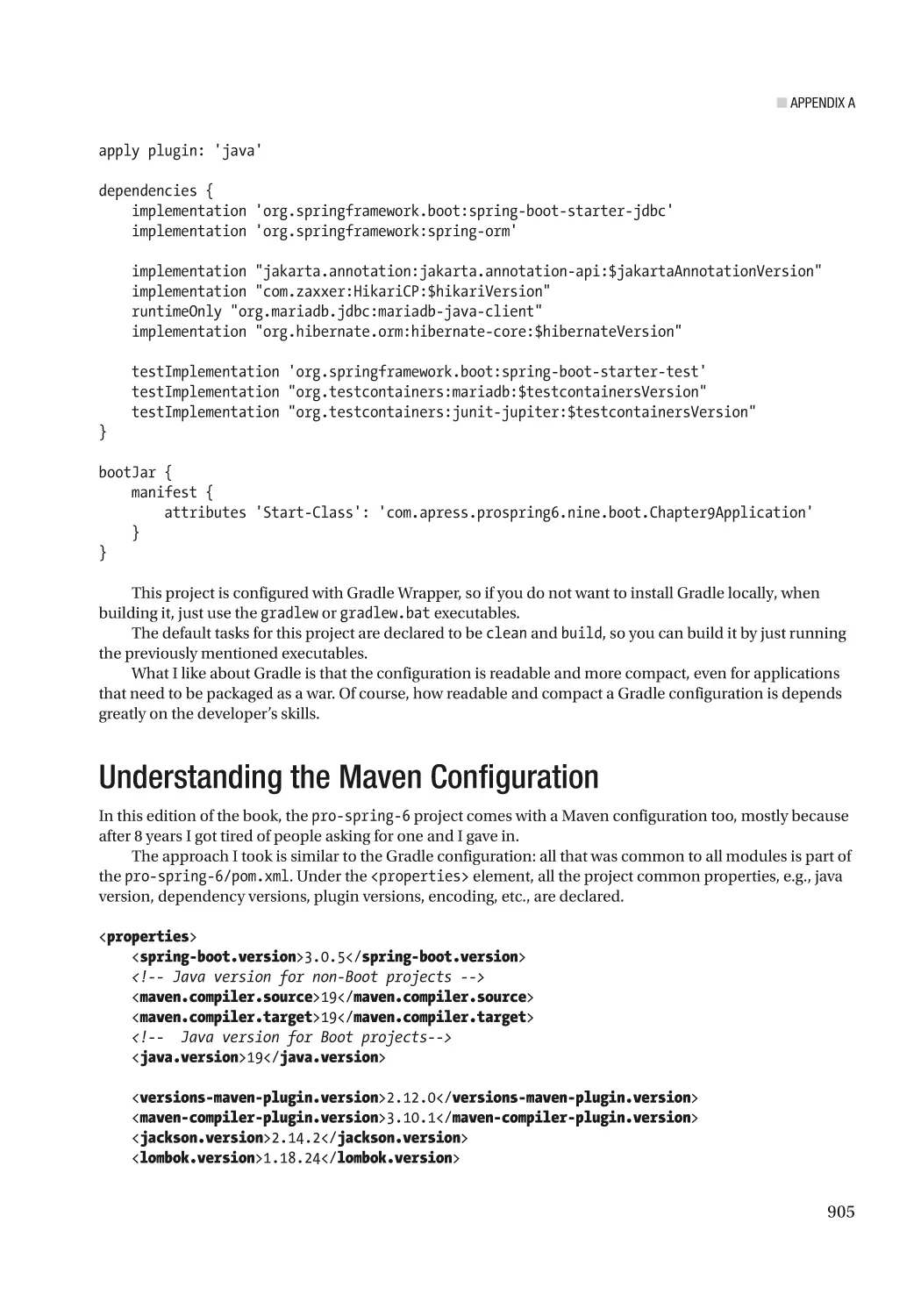 Understanding the Maven Configuration