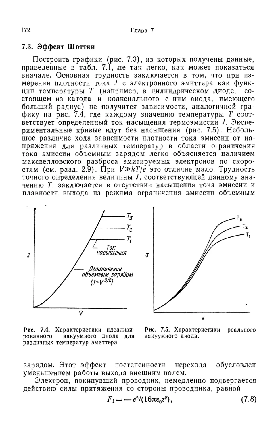 7.3. Эффект Шоттки