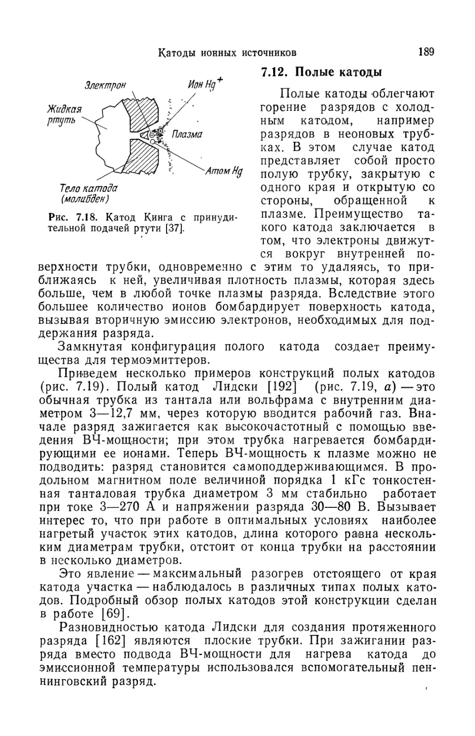 7.12. Полые катоды