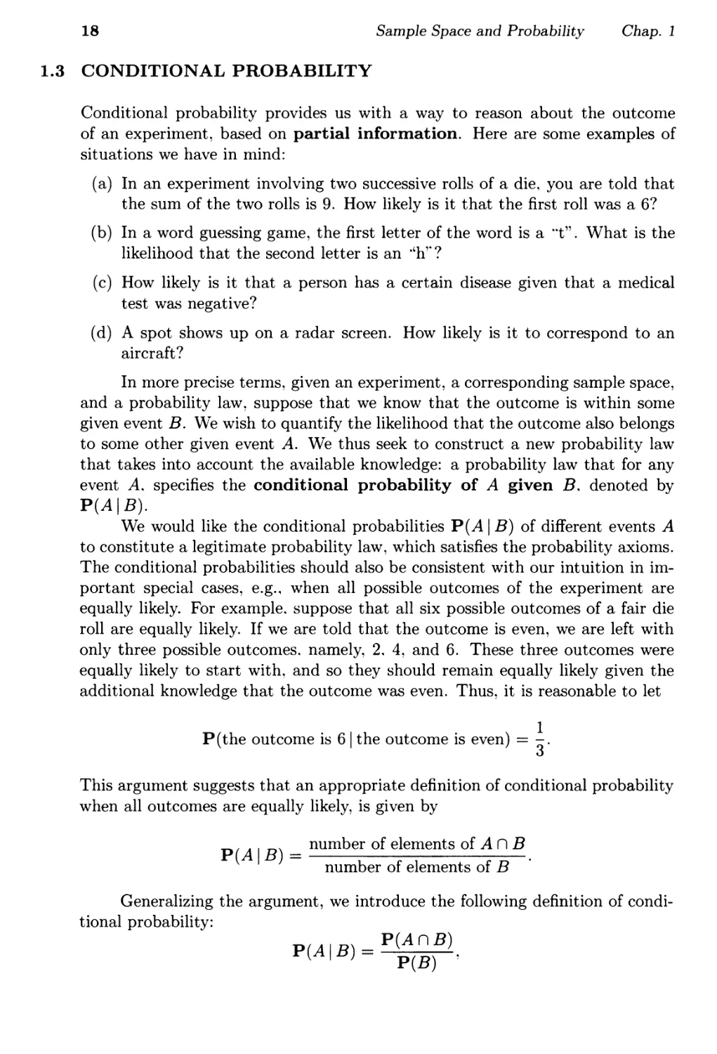 1.3. Conditional Probability