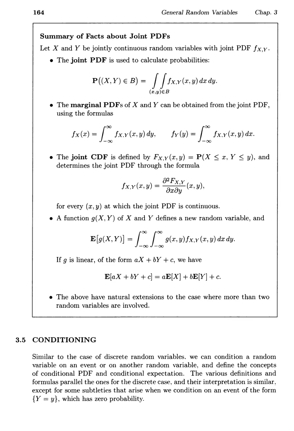 3.5. Conditioning