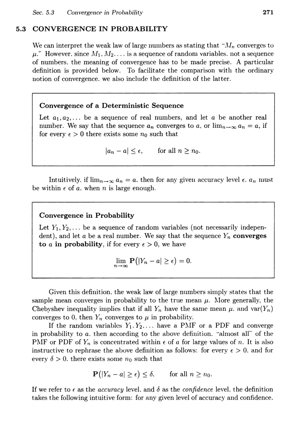 5.3. Convergence in Probability