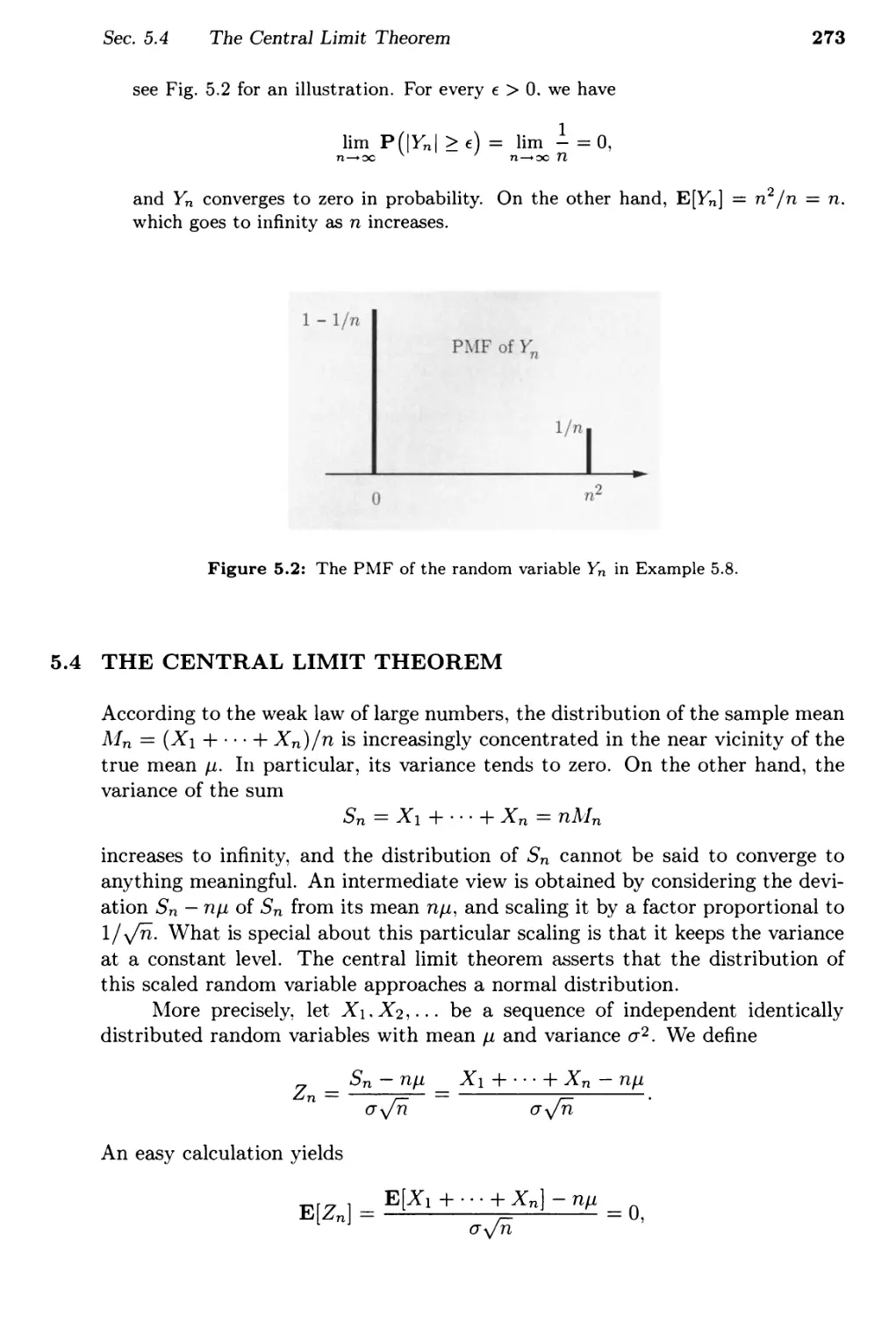 5.4. The Central Limit Theorem