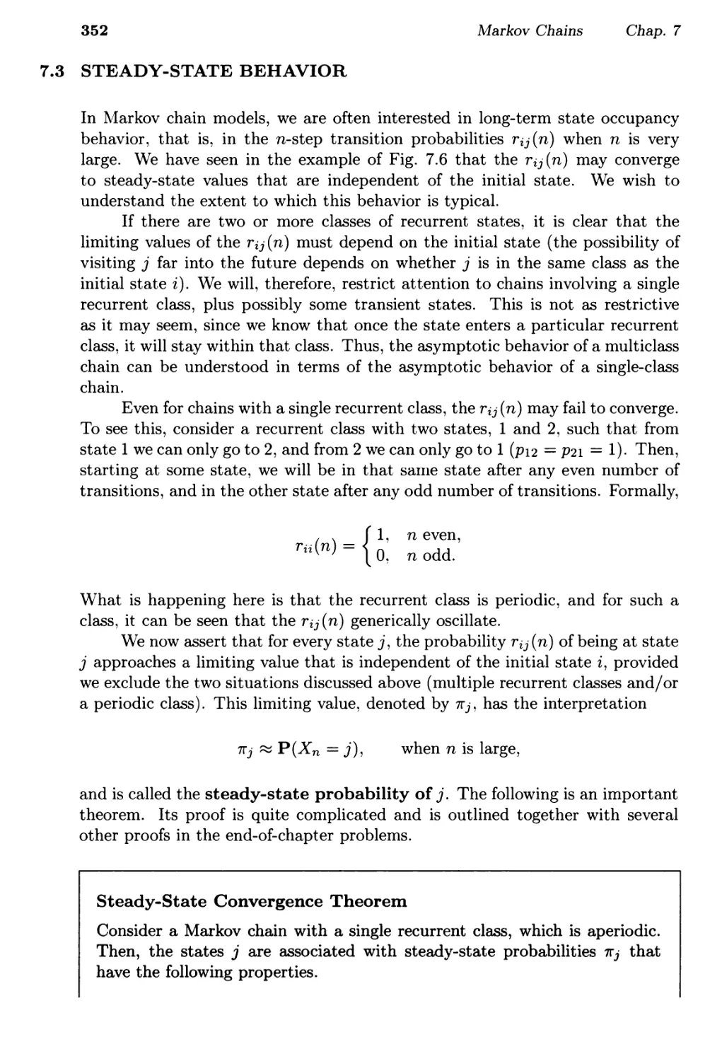 7.3. Steady-State Behavior