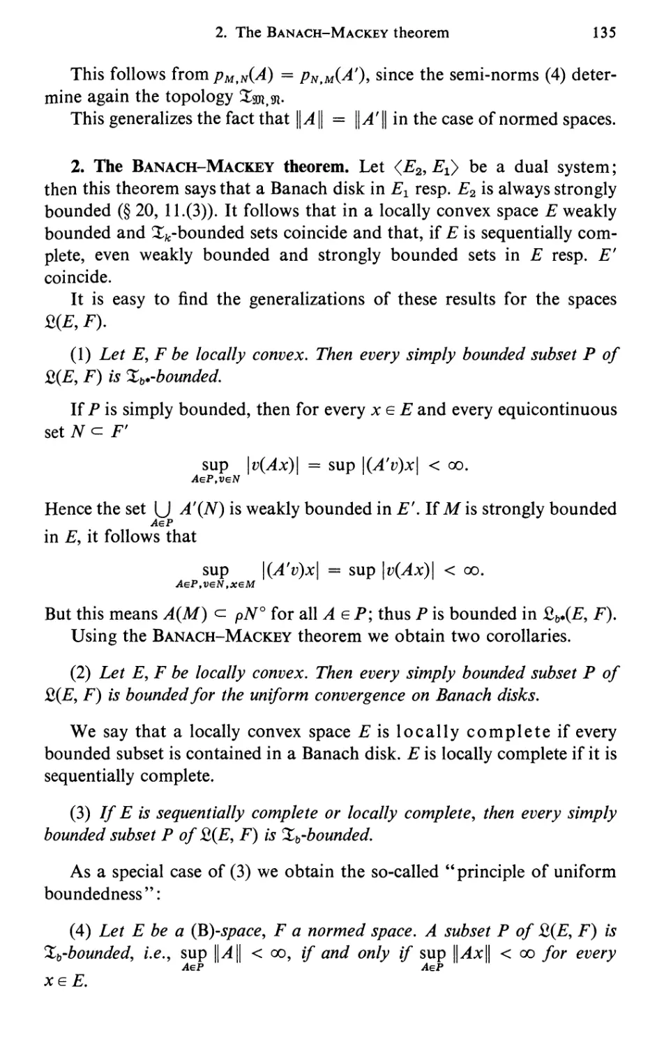 2. The Banach-Mackey theorem