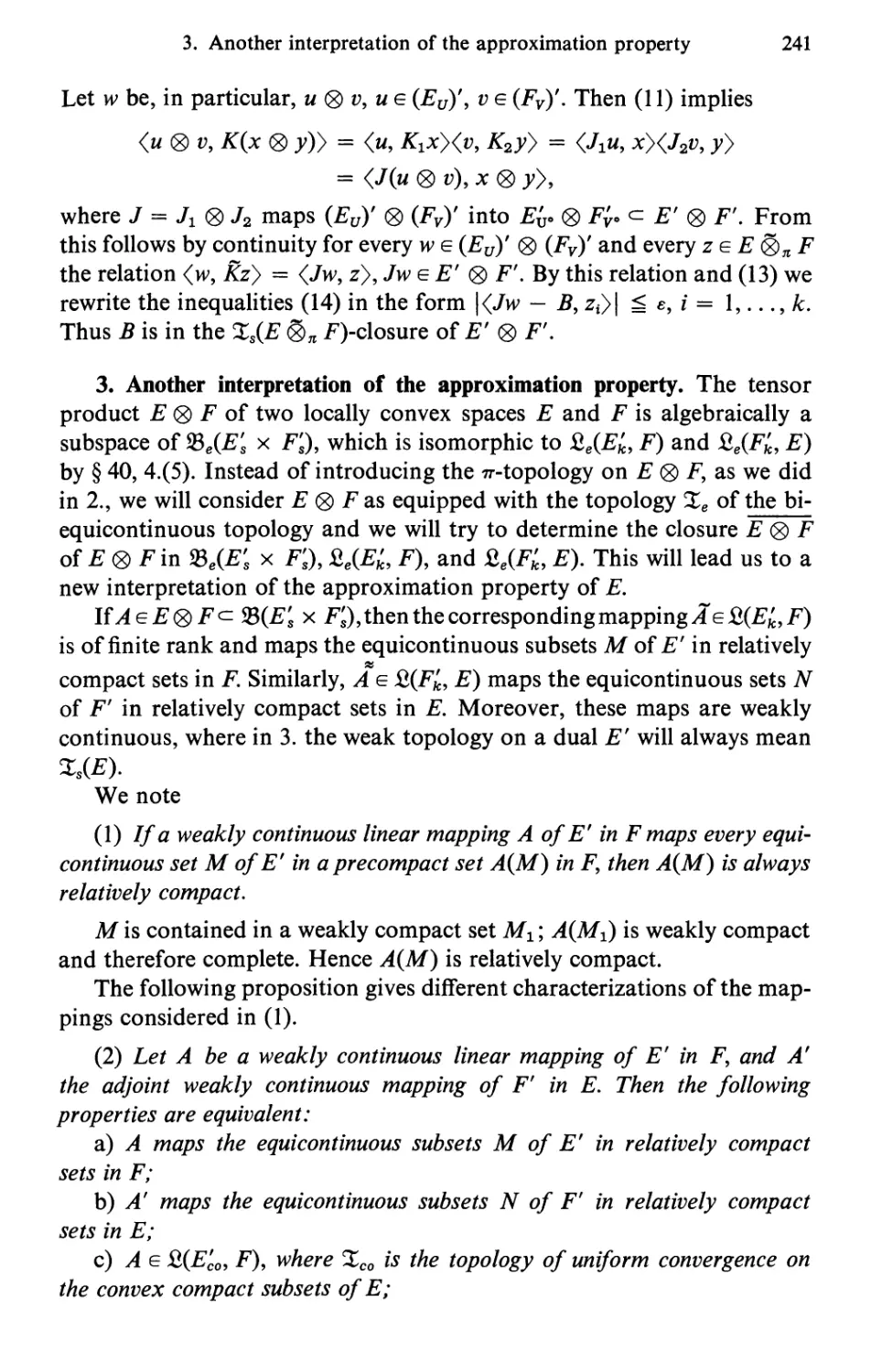 3. Another interpretation of the approximation property