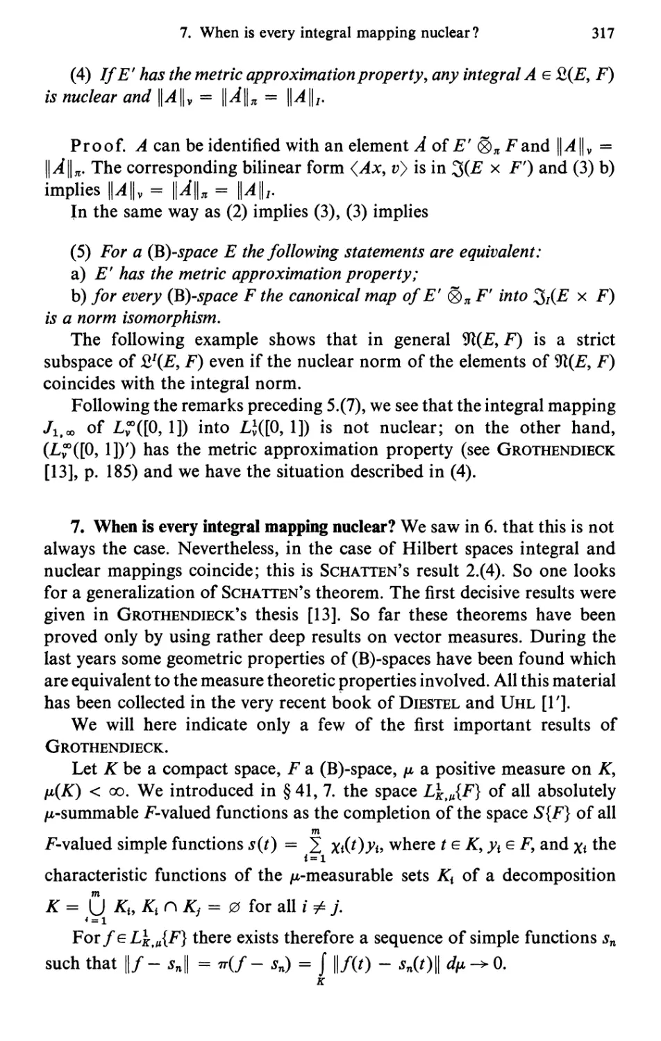 7. When is every integral mapping nuclear?