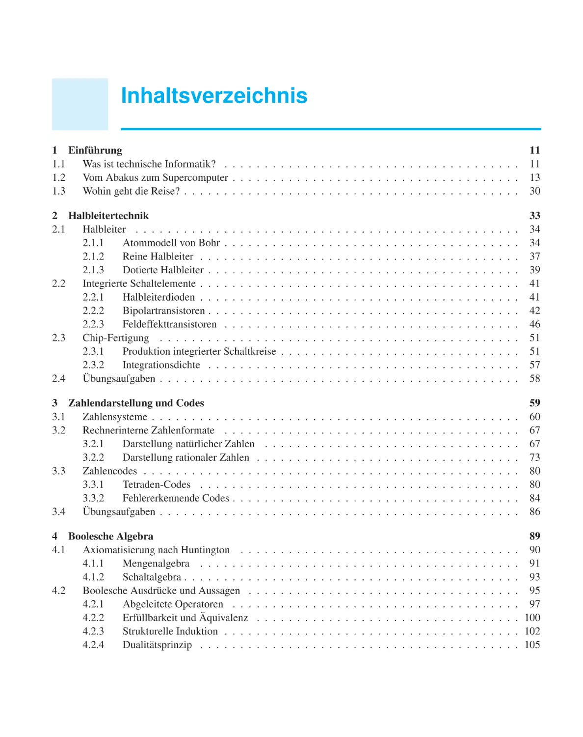 Inhaltsverzeichnis