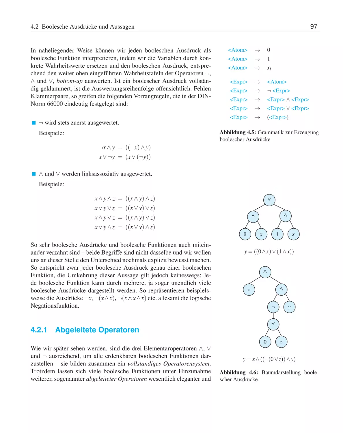 4.2.1 Abgeleitete Operatoren