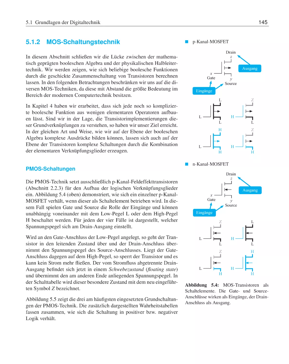 5.1.2 MOS-Schaltungstechnik