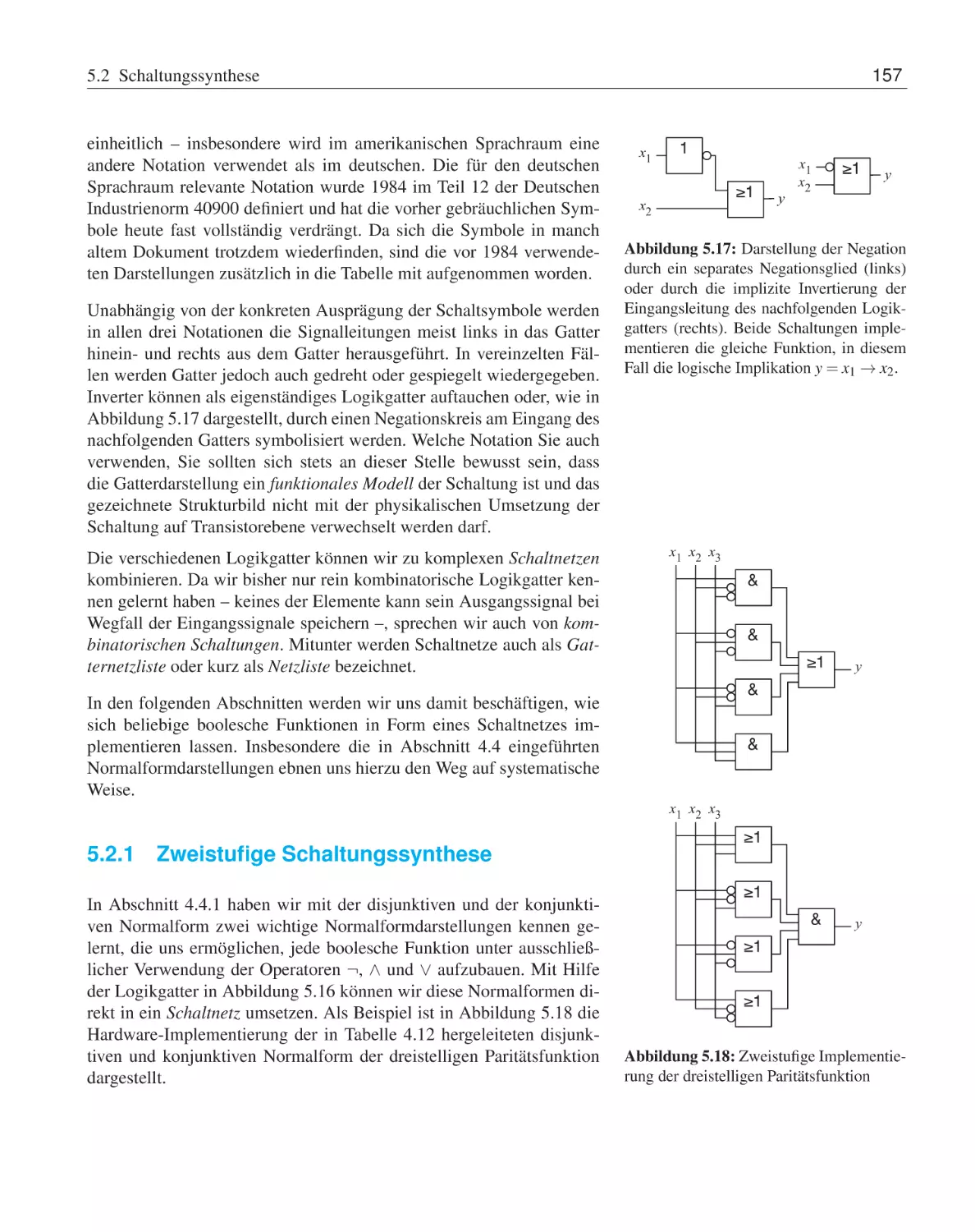 5.2.1 Zweistufige Schaltungssynthese