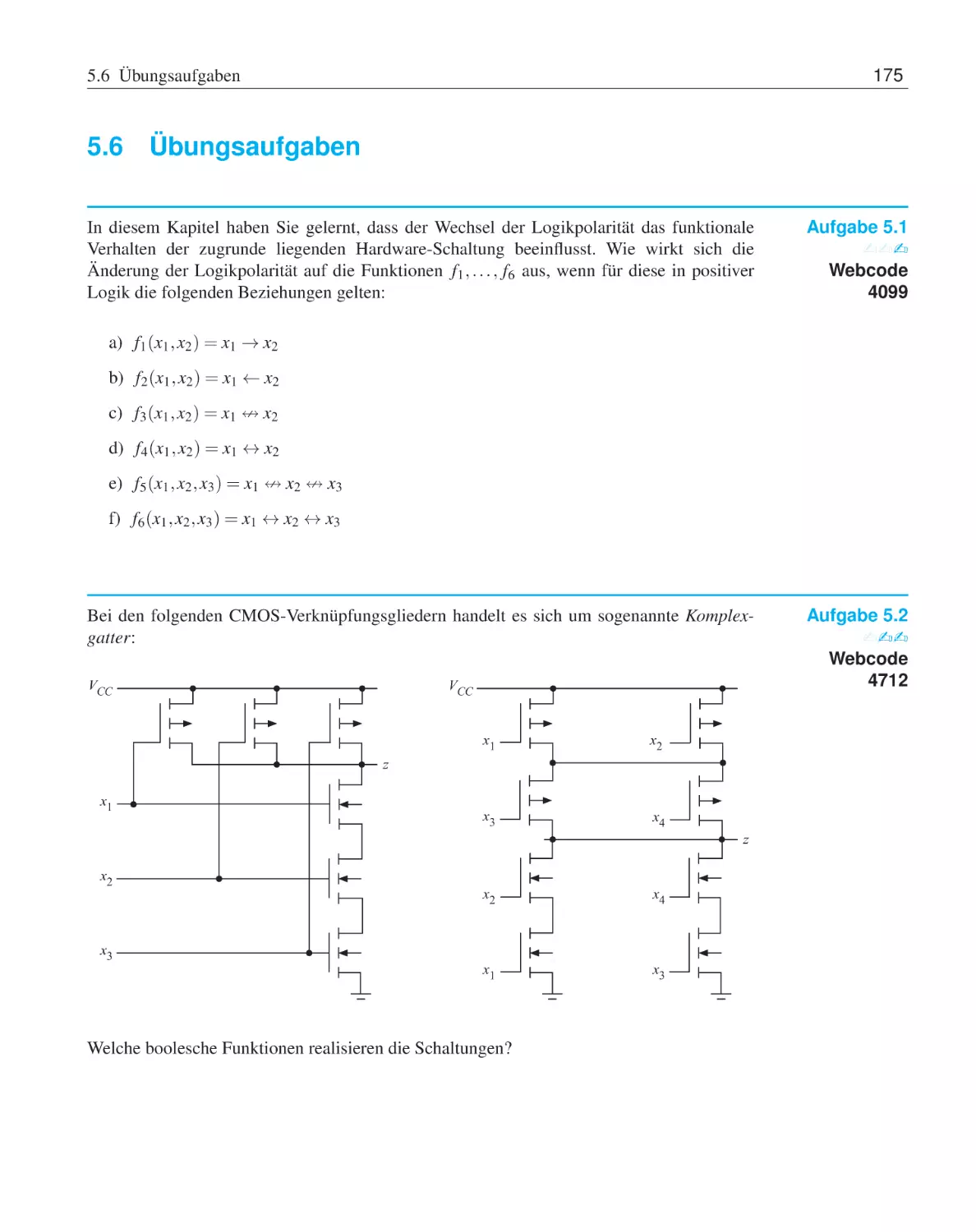 5.6 Übungsaufgaben