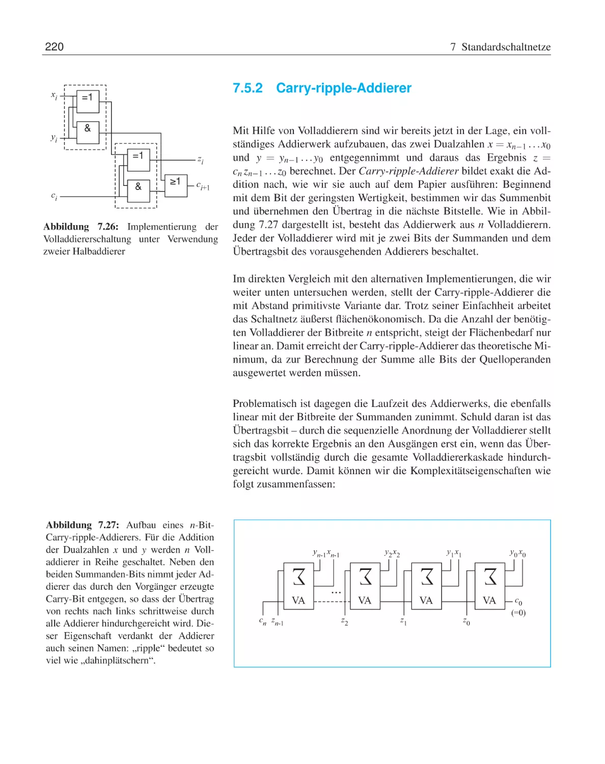 7.5.2 Carry-ripple-Addierer