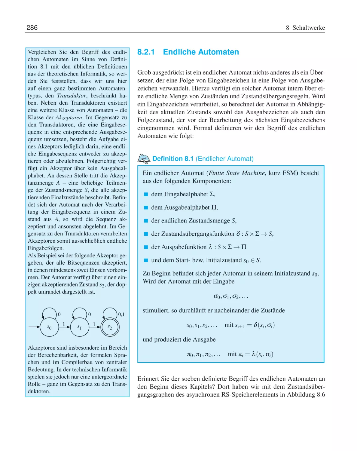 8.2.1 Endliche Automaten