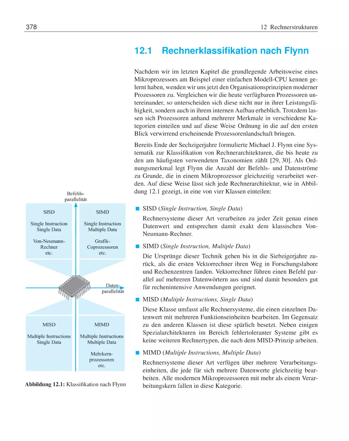 12.1 Rechnerklassifikation nach Flynn