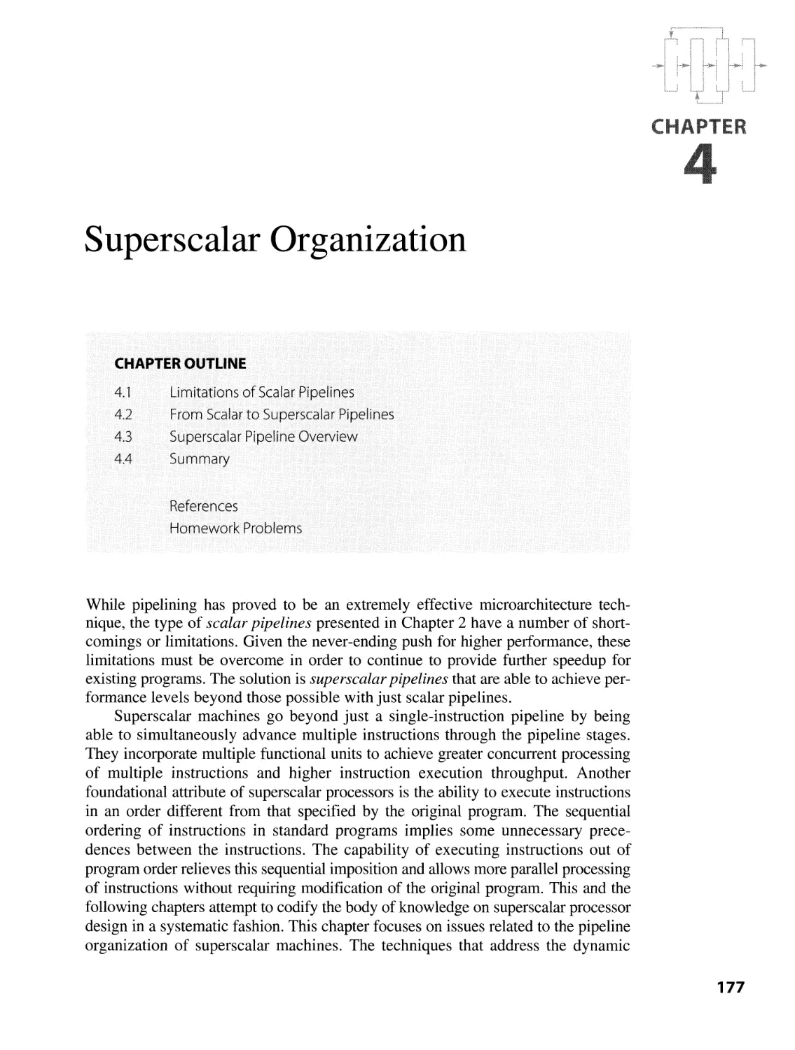 4. Superscalar Organization