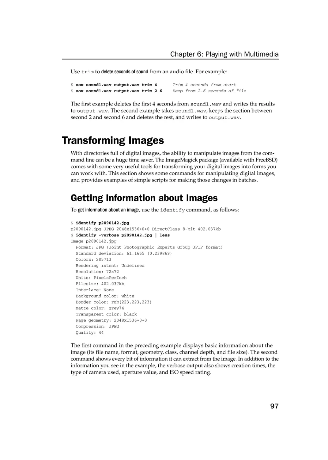 Transforming Images