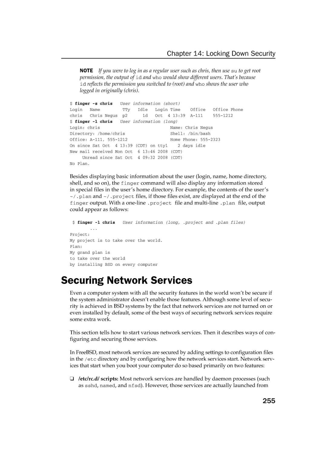Securing Network Services
