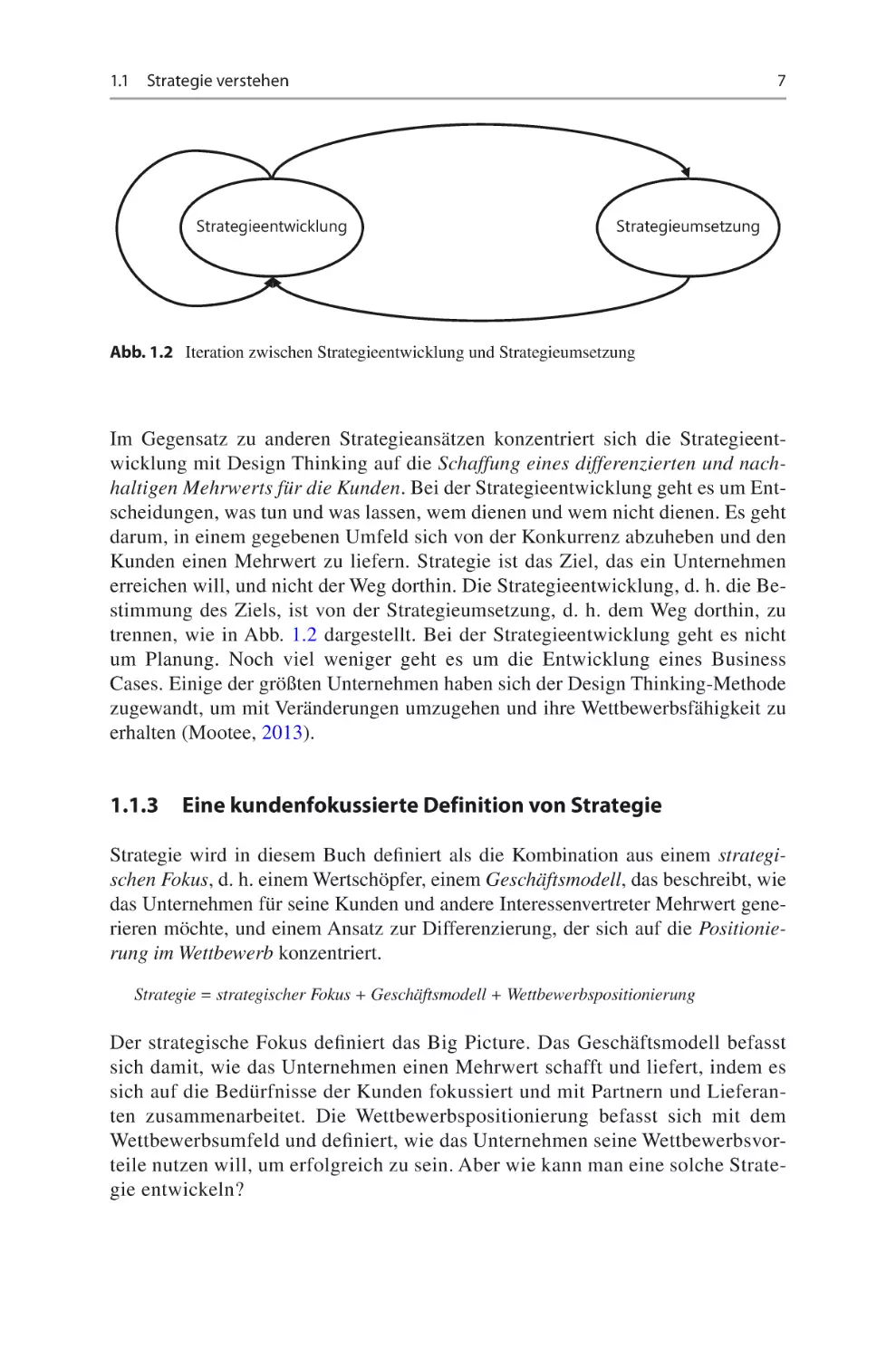 1.1.3	 Eine kundenfokussierte Definition von Strategie