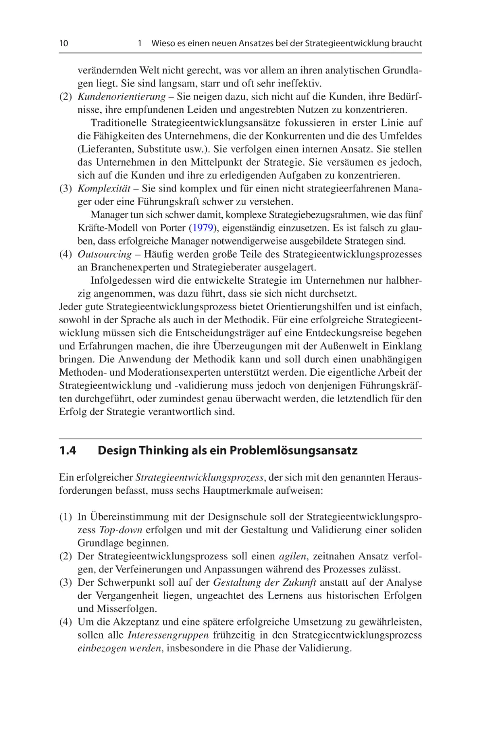 1.4	 Design Thinking als ein Problemlösungsansatz