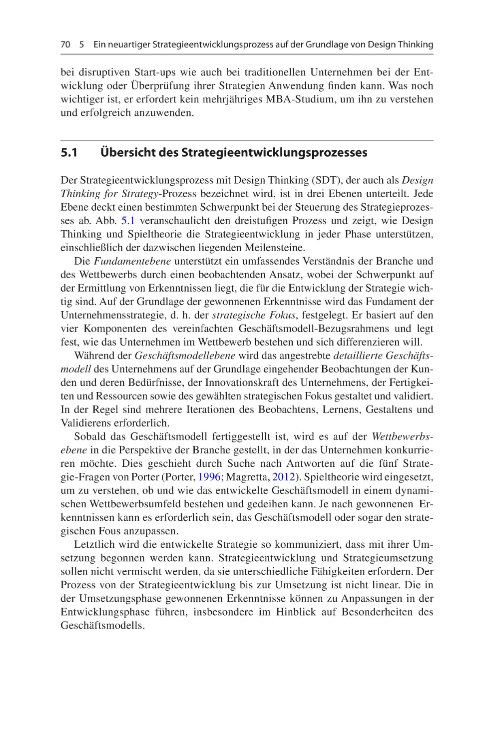 5.1	 Übersicht des Strategieentwicklungsprozesses